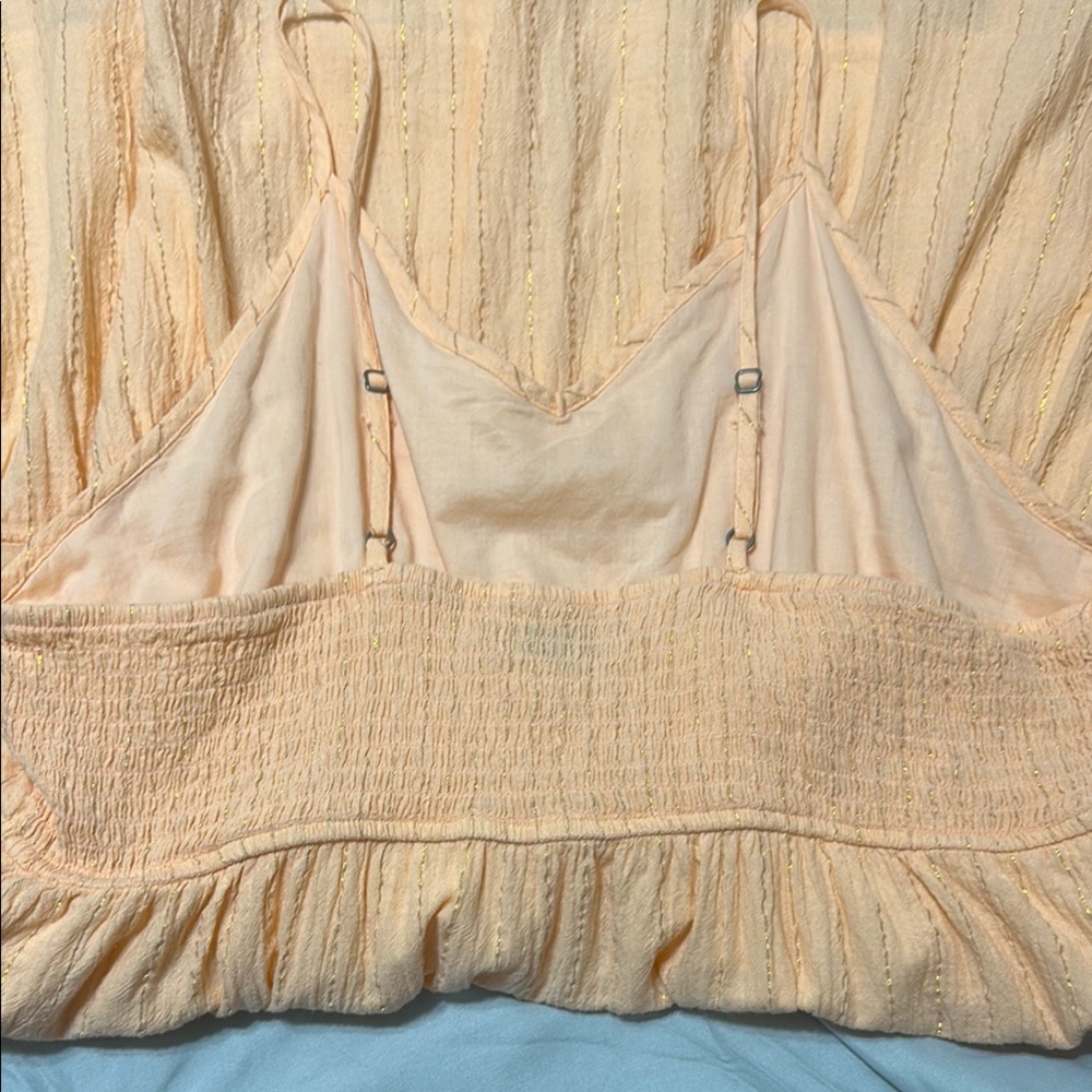 SO Orange Ruffled Tiered Sundress - Picture 4 of 5